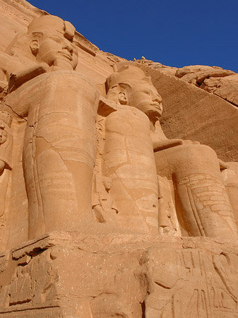 Fotos Tempel mit Himmel | Abu Simbel