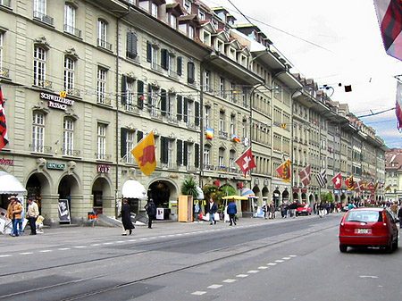 Straße der Berner Altstadt - Bern (Bern)