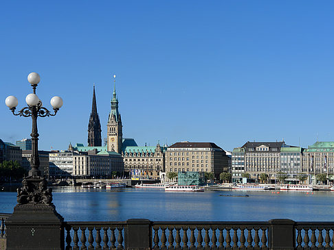 Foto Laterne und Binnenalster