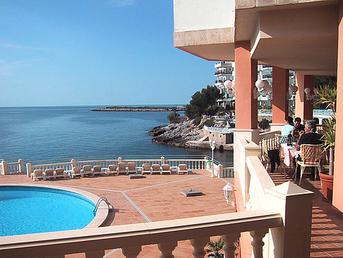 Blick vom Hotel auf das Meer - Mallorca