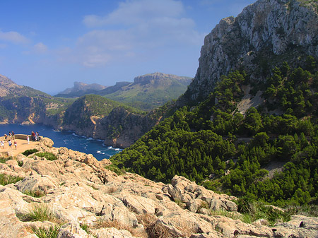 Landschaften um den Aussichtspunktes - Mallorca