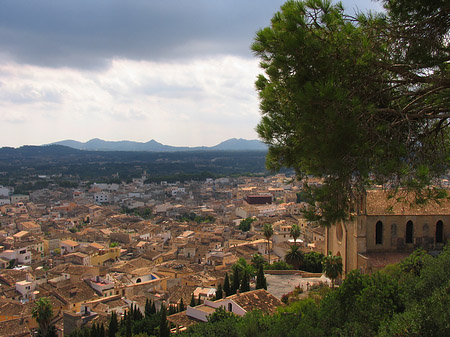 Blick von Sant Salvador auf Arta - Mallorca