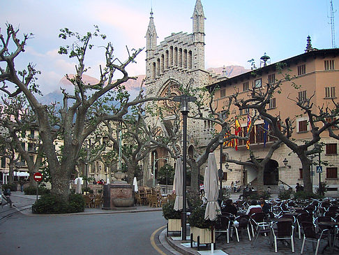 Kleine Stadt auf Mallorca