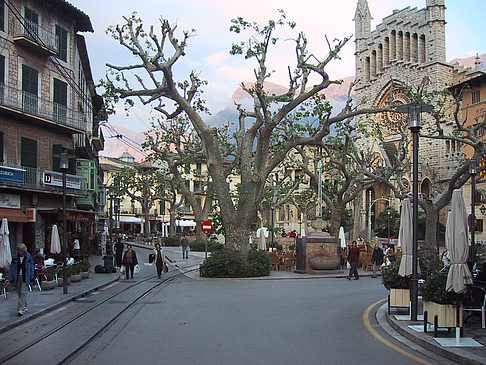 Kleine Stadt auf Mallorca