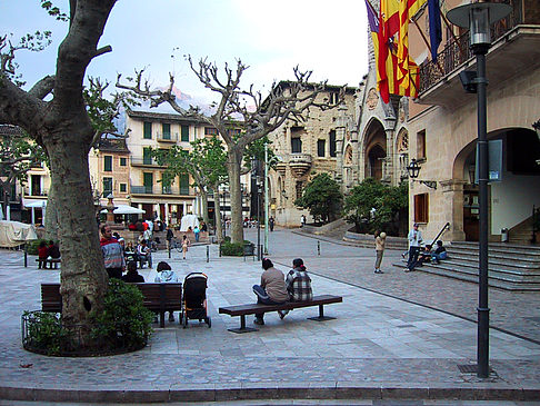 Kleine Stadt auf Mallorca