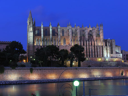 Foto La Seu beim Sonnenuntergang - Palma de Maljorka