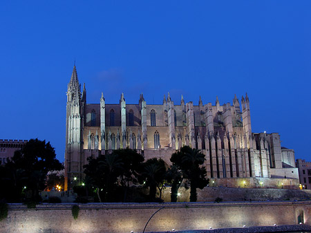 Foto La Seu beim Sonnenuntergang - Palma de Maljorka