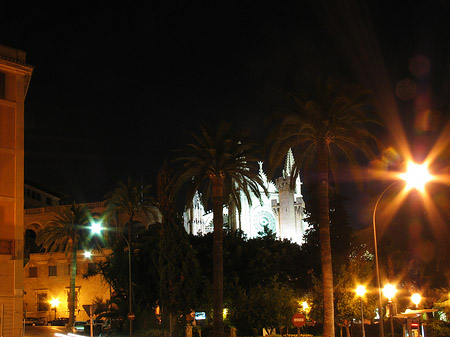 La Seu mit Straße - Mallorca