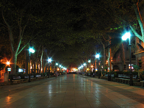 Passeig de Born bei Nacht - Mallorca (Palma de Maljorka)