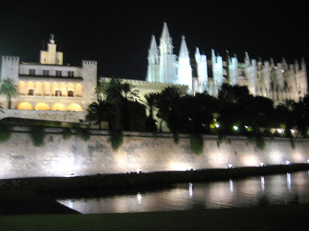 La Seu bei Nacht Fotos