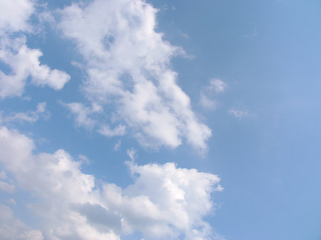 Blauer Himmel mit Wolken