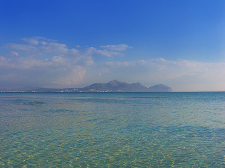 Blick auf das Meer Foto 