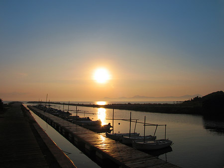 Foto Sonnenuntergang über dem Meer