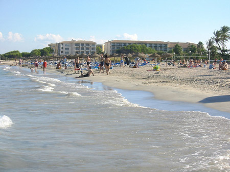 Fotos Touristen am Strand