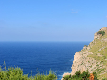 Foto Blick auf das Meer