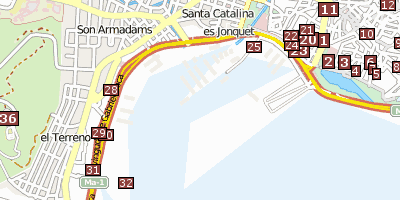 Stadtplan Abaco