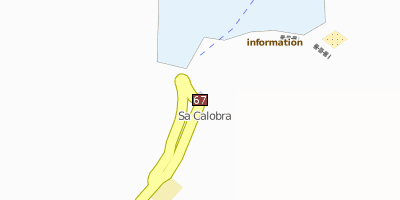 Stadtplan Sa Calobra Mallorca